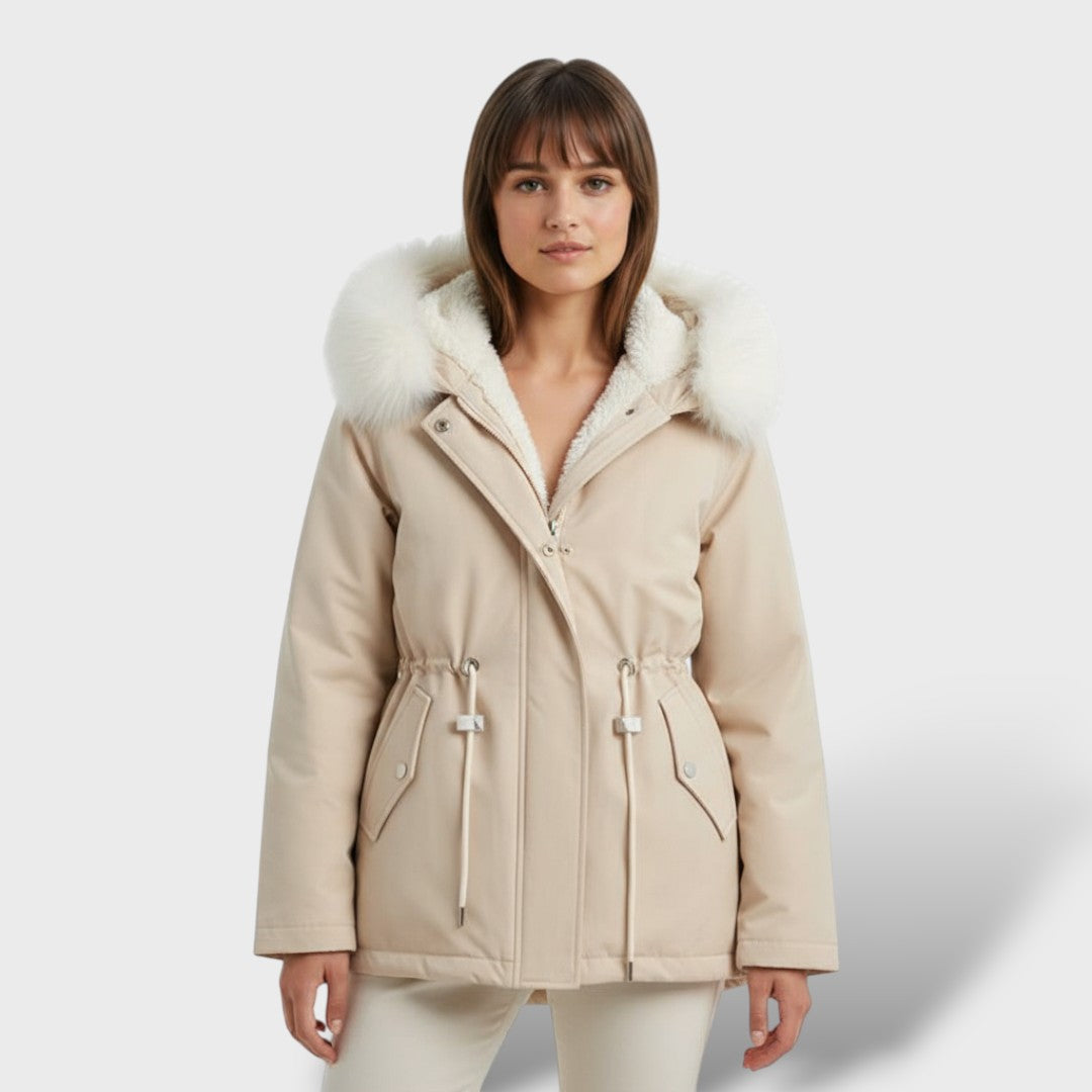 Parka d'Hiver avec Capuche pour Femme