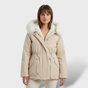 Parka d'Hiver avec Capuche pour Femme