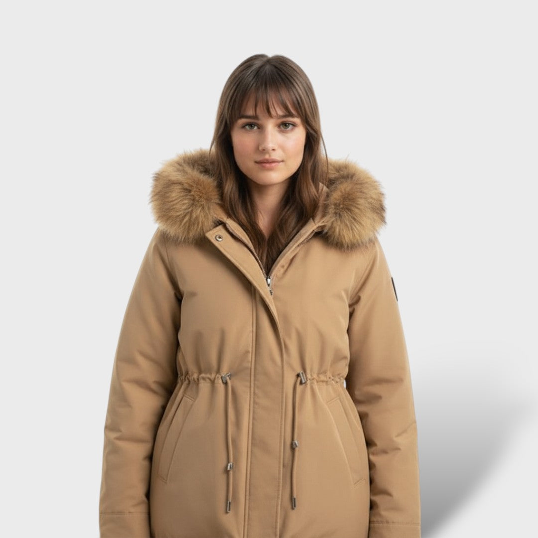 Parka d'Hiver avec Capuche pour Femme