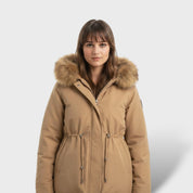 Parka d'Hiver avec Capuche pour Femme