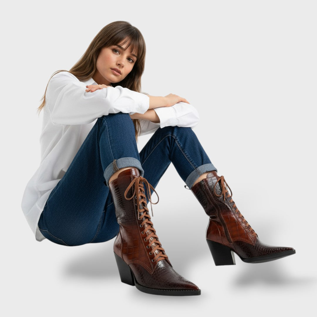 Bottes Cowboy Femme avec Cordon
