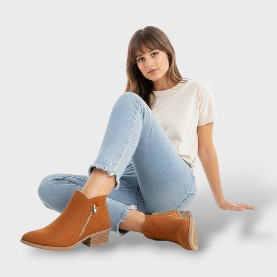 Bottes Orthopédiques en Cuir Femme