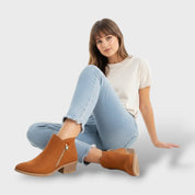 Bottes Orthopédiques en Cuir Femme