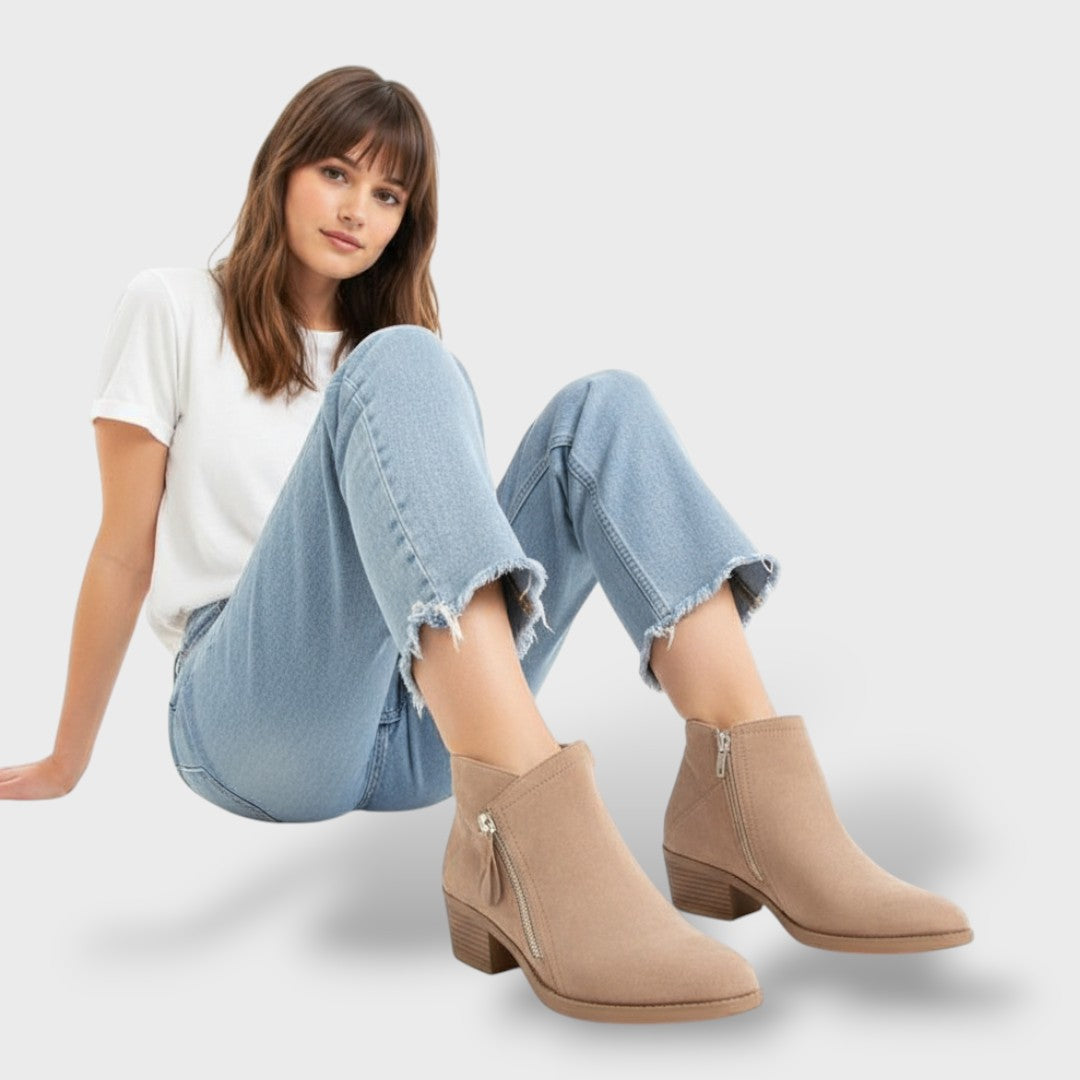 Bottes Orthopédiques en Cuir Femme