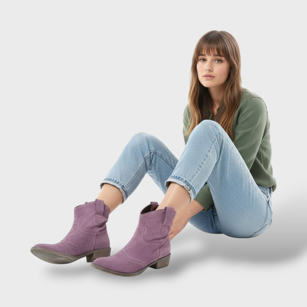 Bottines Western Vintage pour Femmes