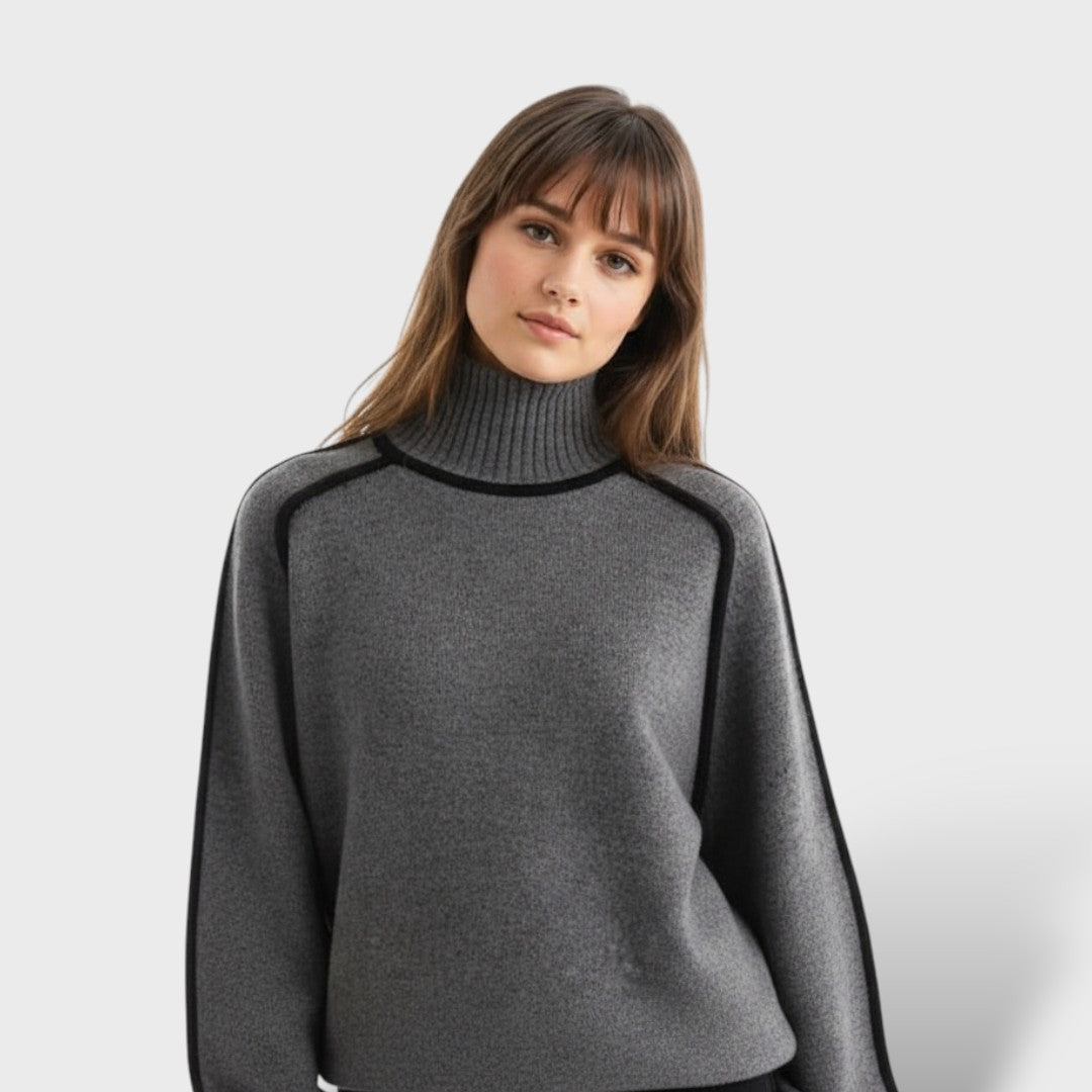 Pull à Col Montant Femme | Confort Doux et Raffiné