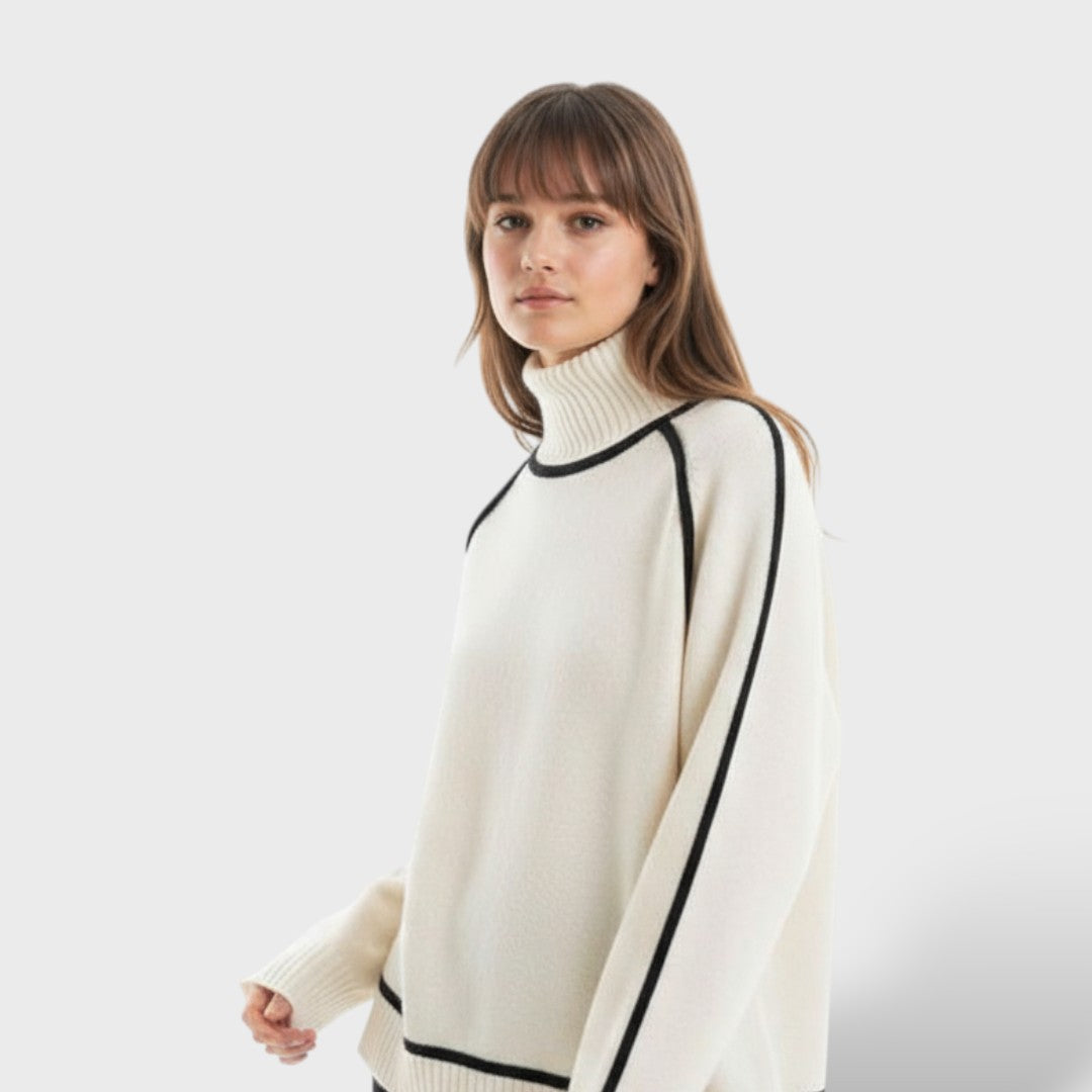 Pull à Col Montant Femme | Confort Doux et Raffiné