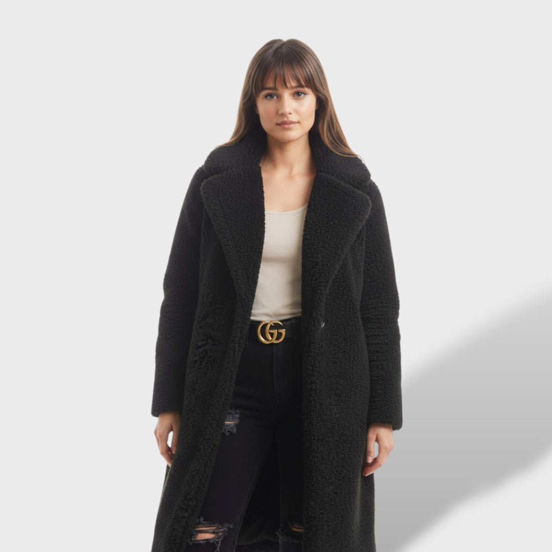 Manteau Teddy Long Femme | Chaud et Élégant