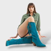 Bottes Cowboy Hautes – Talon et Boucle