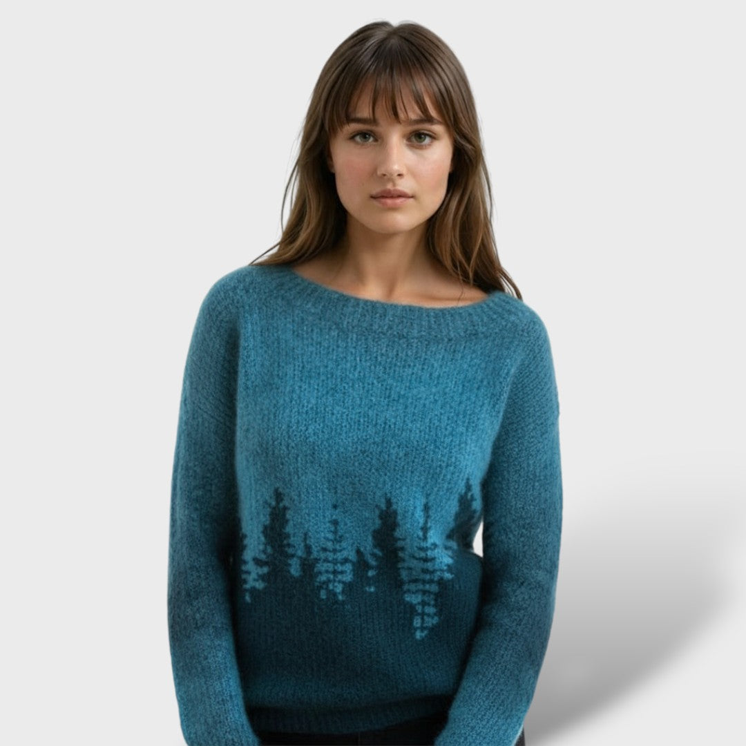 Pull Nórdique Rétro pour Femme
