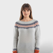 Pull Nórdique Rétro pour Femme