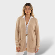 Cardigan long hiver femme