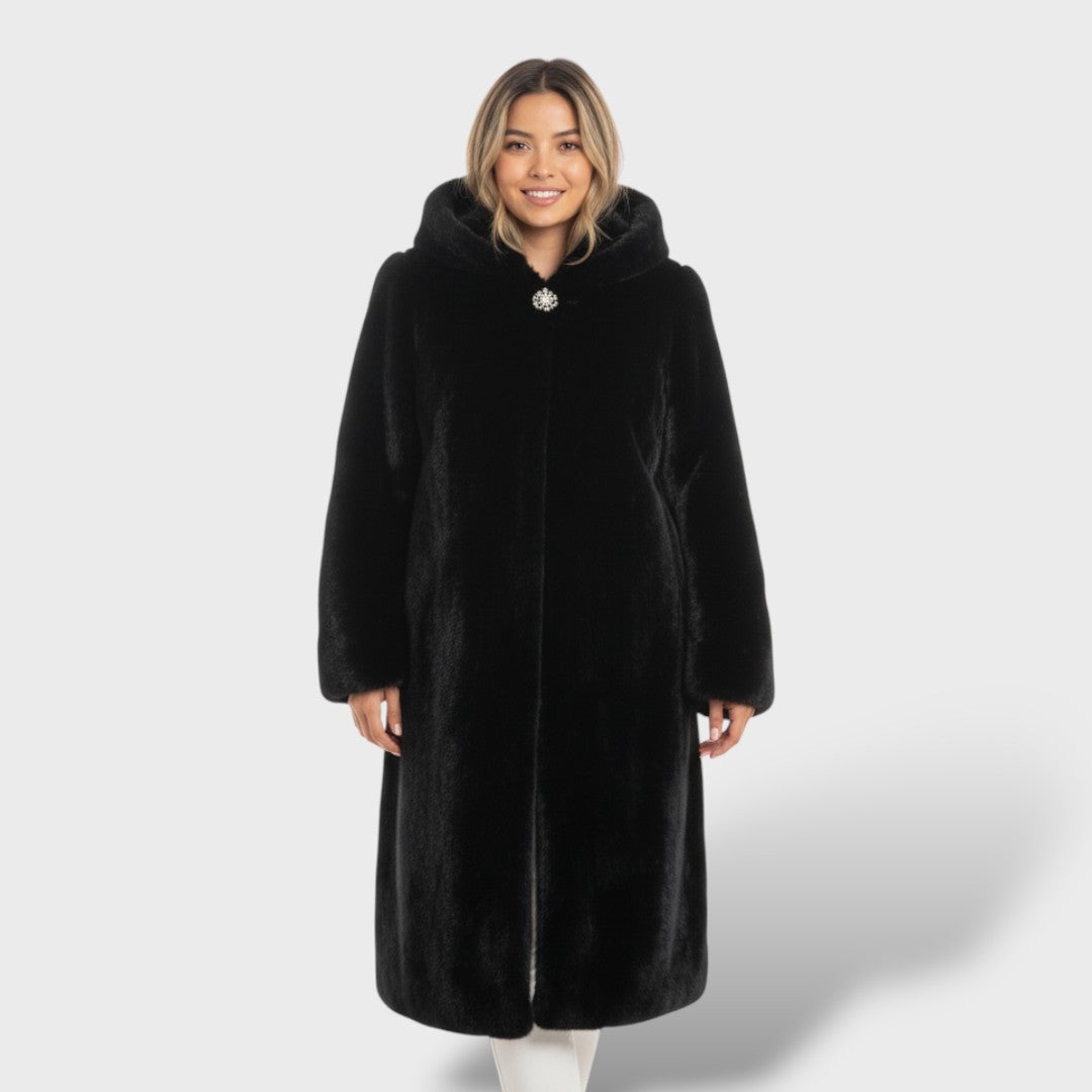 Manteau Femme en Fourrure Synthétique