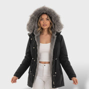 Manteau d'Hiver Femme Élégant