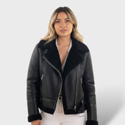 Veste en Cuir Femme Moderne