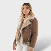 Veste en Cuir Femme Moderne