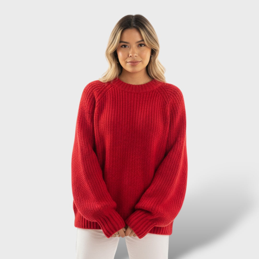 Pull en cachemire épais femme
