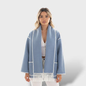 Manteau Femme Hiver Col Enveloppant