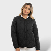 Veste Matelassée avec Design Matelassé et Manches Longues