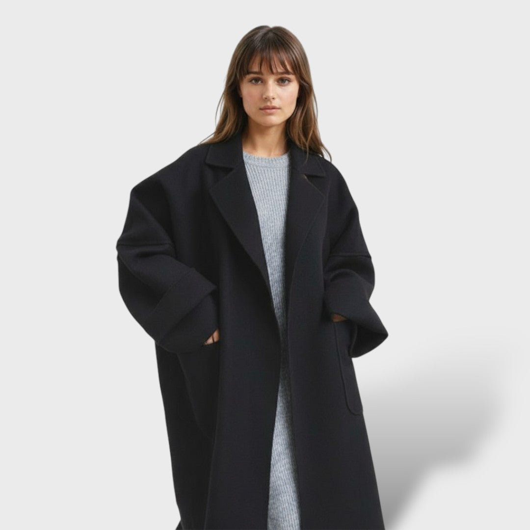 Manteau Long Femme en Laine Oversize