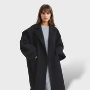 Manteau Long Femme en Laine Oversize