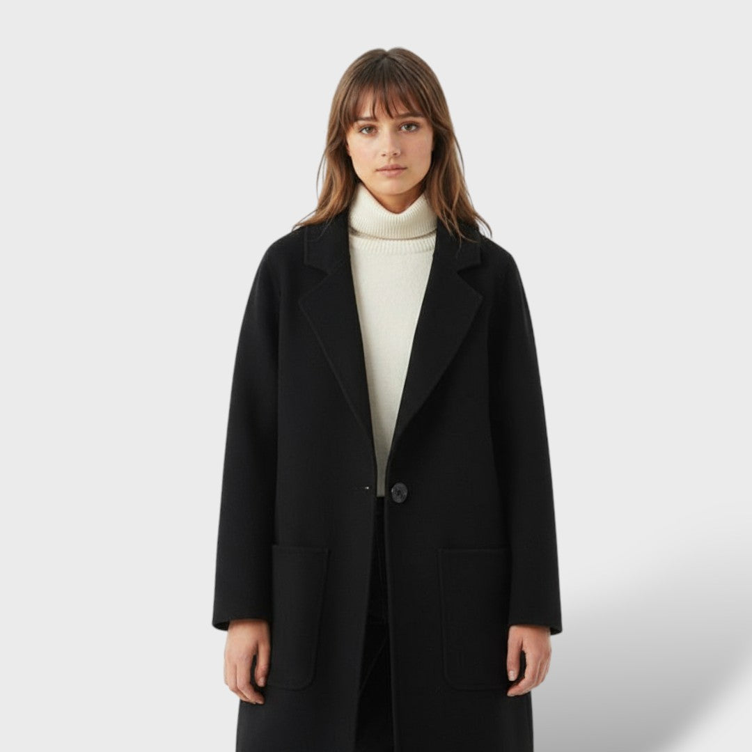 Manteau en Laine Style Coréen Femme