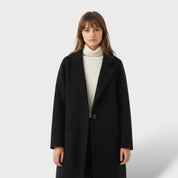 Manteau en Laine Style Coréen Femme