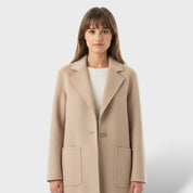 Manteau en Laine Style Coréen Femme