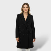 Manteau Long Féminin d'Hiver Élégant