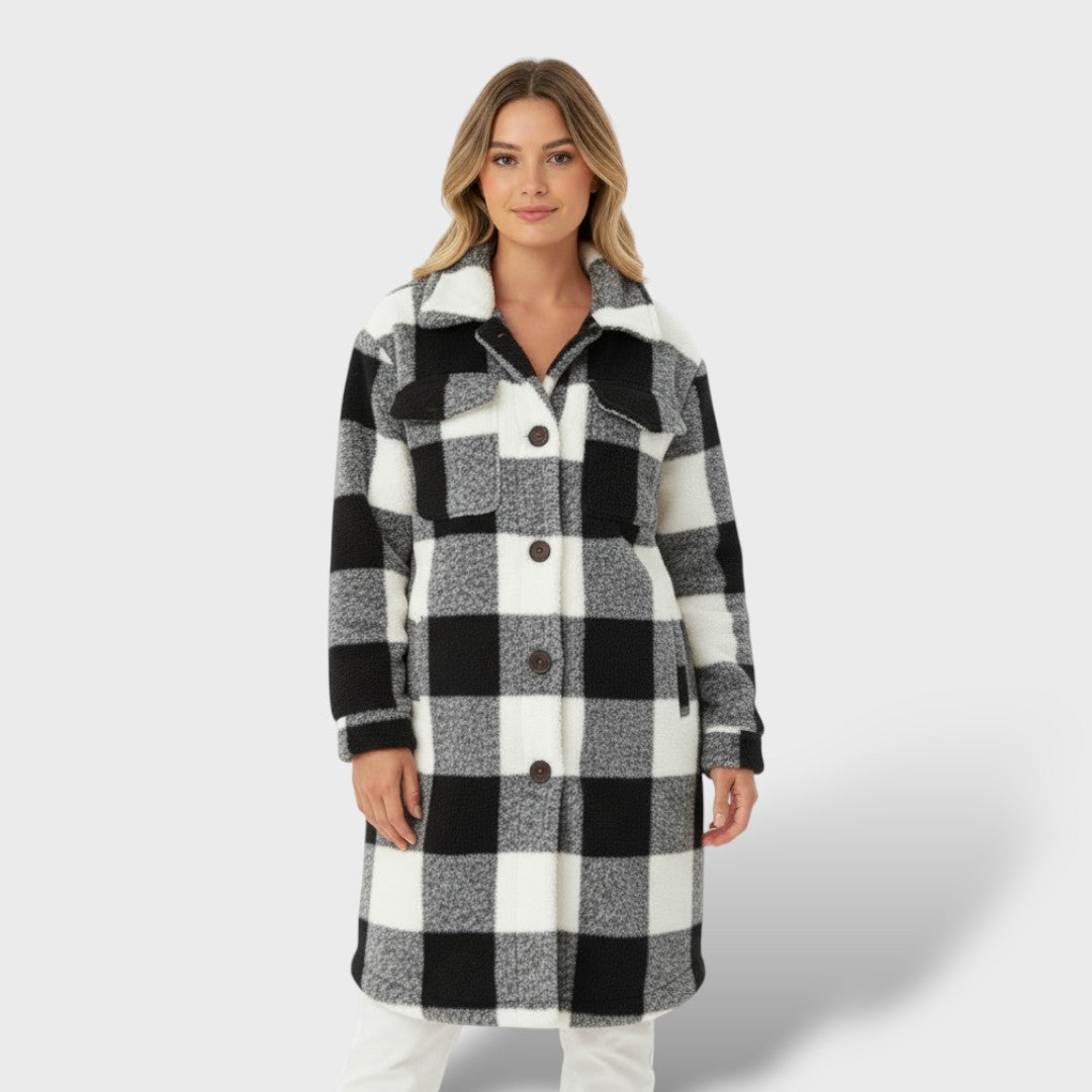 Manteau Féminin Oversized Chaud Élégant