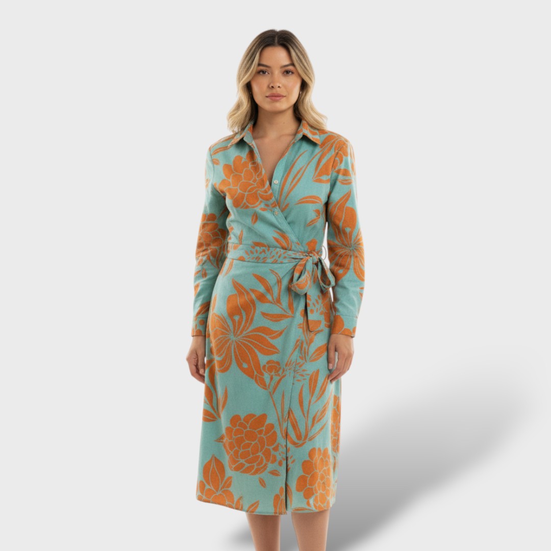 Robe de soirée élégante et enveloppante