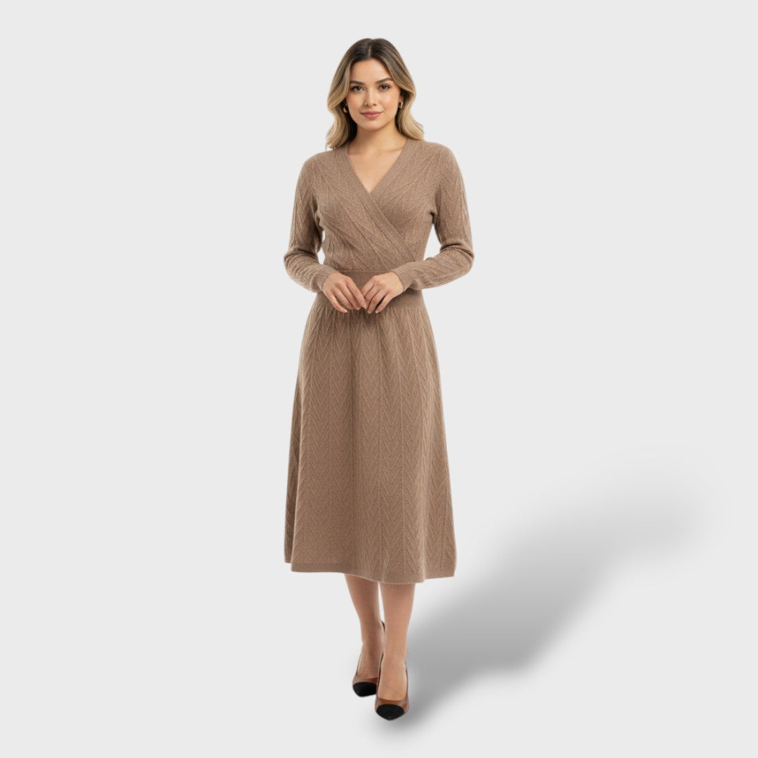 Robe d'Hiver en Laine Mérinos A-Line