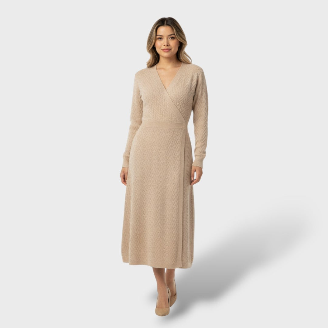 Robe d'Hiver en Laine Mérinos A-Line