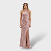 Robe Longue Femme Une Épaule Élégante