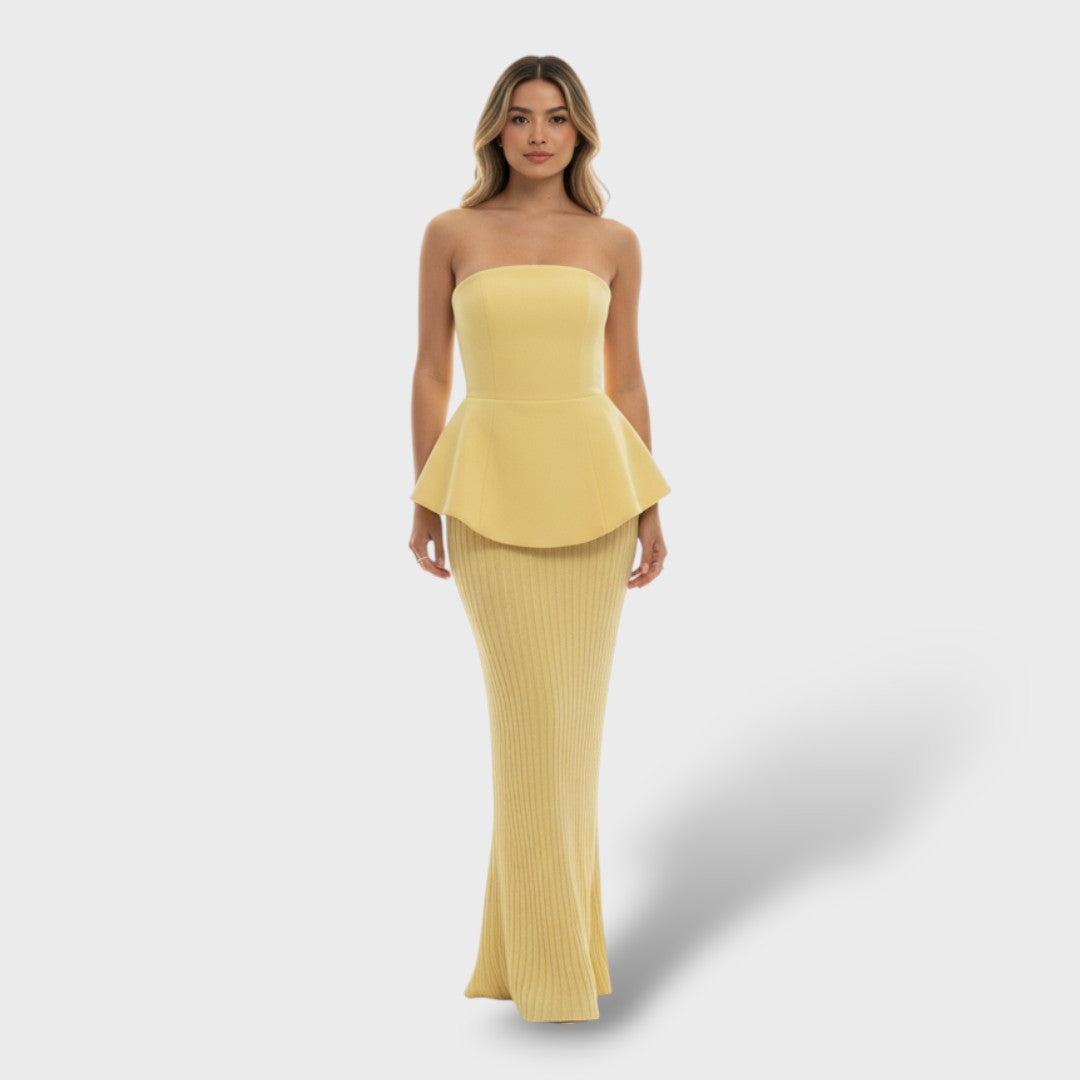 Robe Longue Femme Sans Manches Élégante
