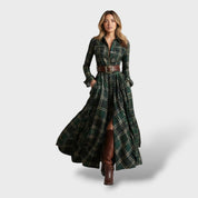 Robe Chemise Carreaux Femme Automne