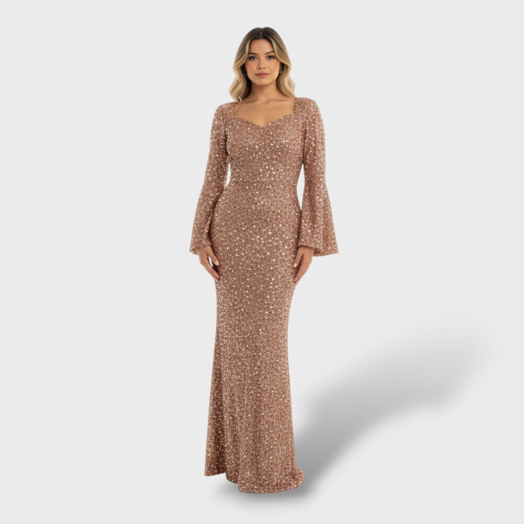 Robe Sirène Femme Manches Longues