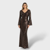 Robe Sirène Femme Manches Longues