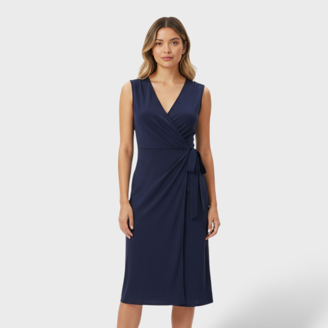 Robe croisée élégante femme