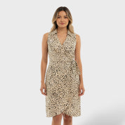 Robe croisée élégante femme