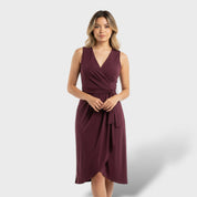 Robe croisée élégante femme