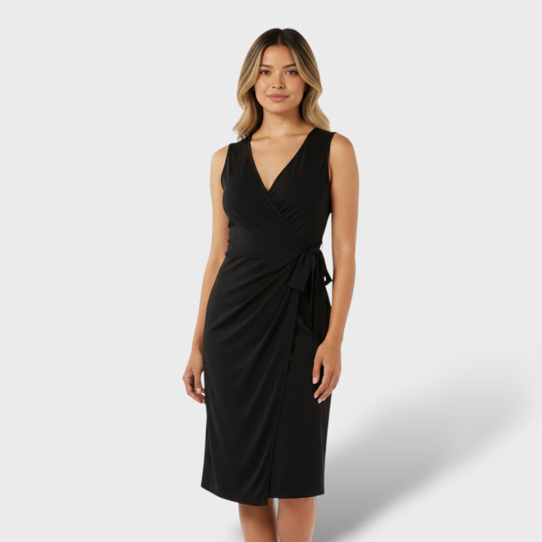 Robe croisée élégante femme