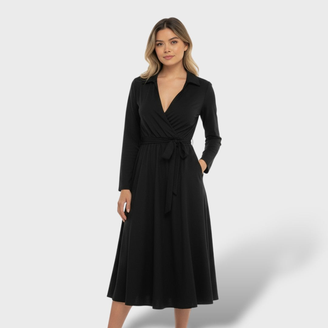 Robe chemise élégante femme