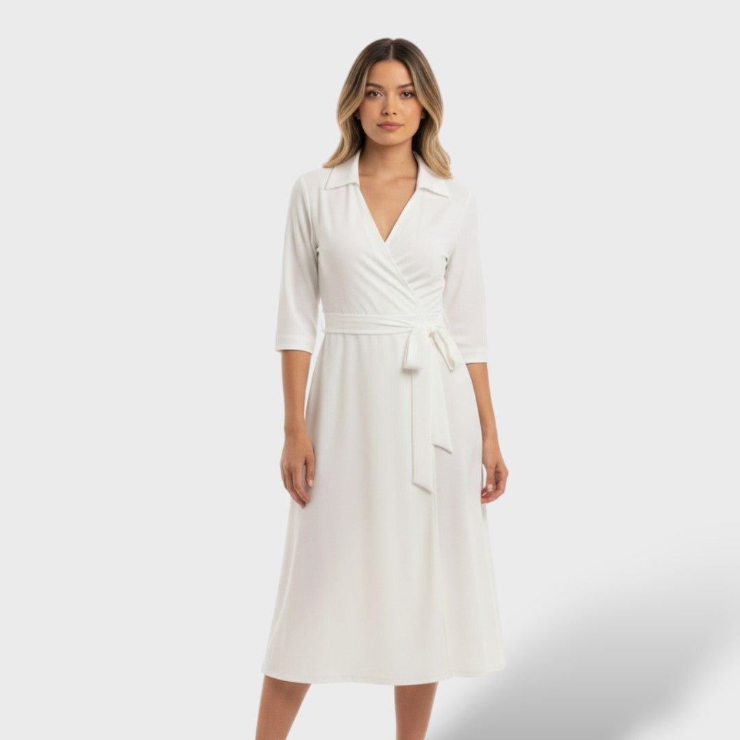 Robe chemise élégante femme