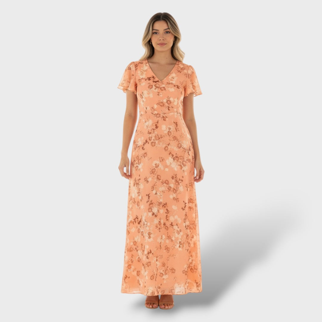 Robe Longue Florale de Fête