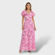 Robe Longue Florale de Fête