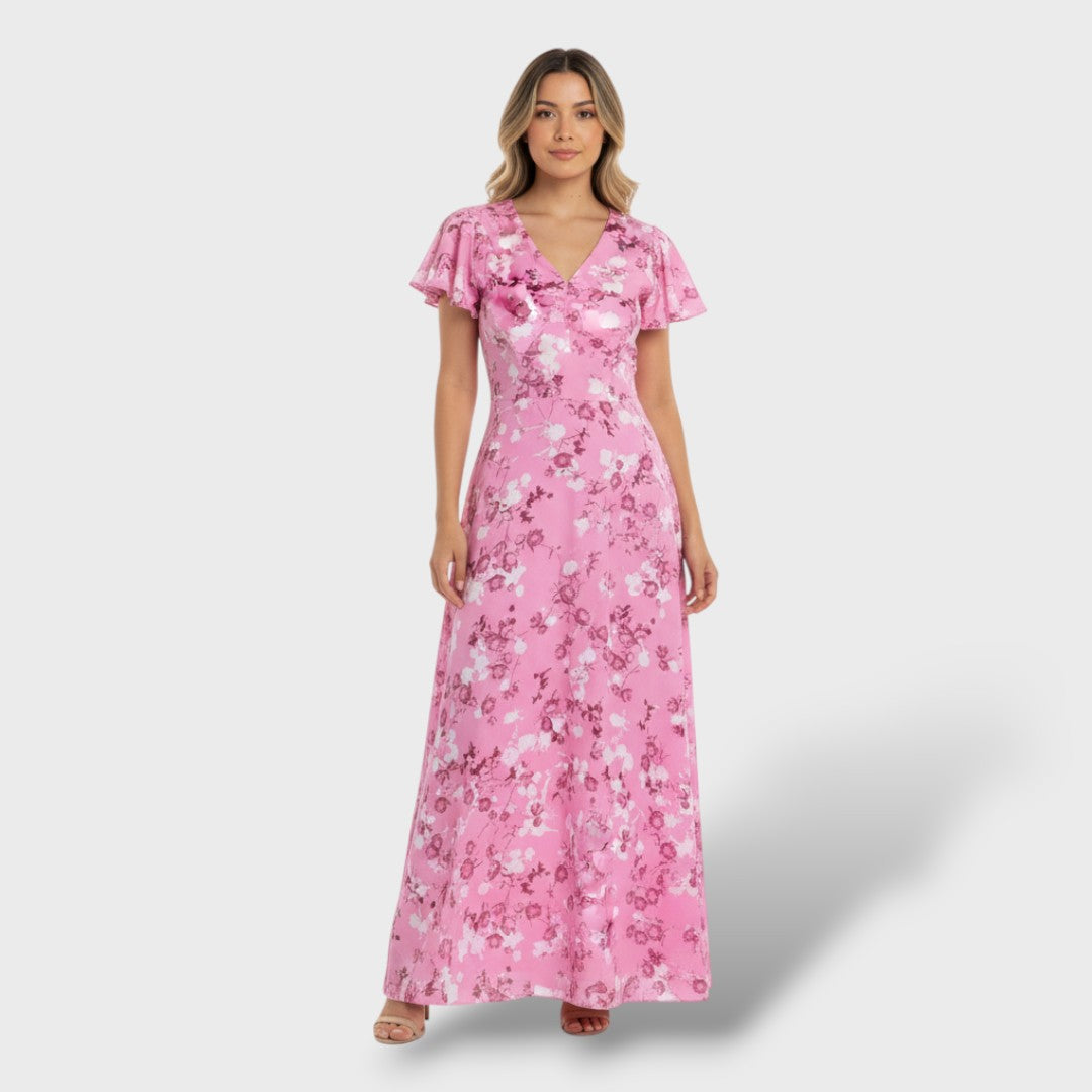 Robe Longue Florale de Fête