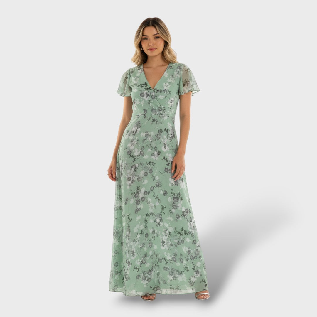 Robe Longue Florale de Fête