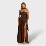 Robe Longue Sans Manches Élégante