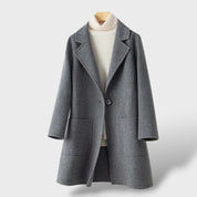 Manteau en Laine Style Coréen Femme